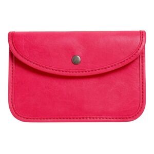 Wrangler Montana West Leather Wallet Vintage Pink Hot Pink Snap Closure